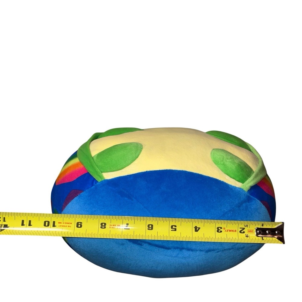 TY Beanie Squishies Plush SHRUGS the Rainbow Turtle Stuffed Toy - Picture 6 of 11